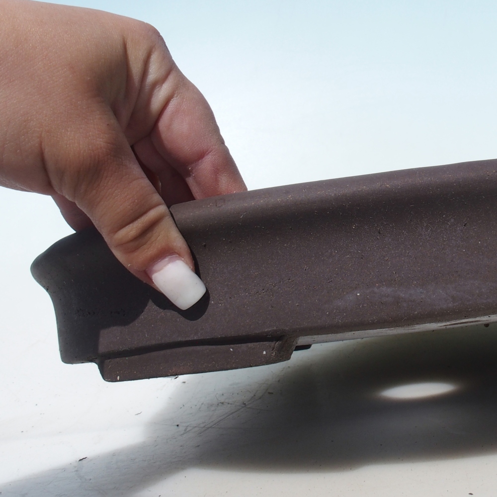 Miska na bonsaj 38 x 21 x 5 cm breza hnedá