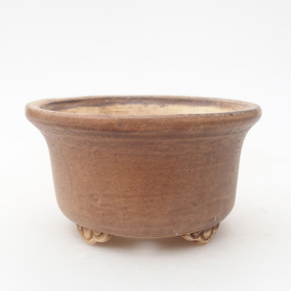 Keramická bonsai miska 9 x 9 x 3,5 cm, farba růžová