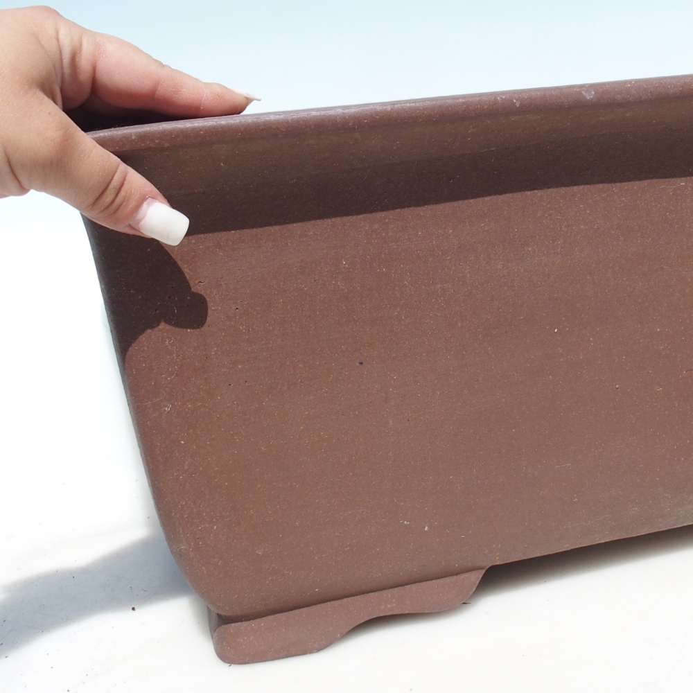 Miska na bonsaj 61 x 38 x 22,5 cm - hnedá