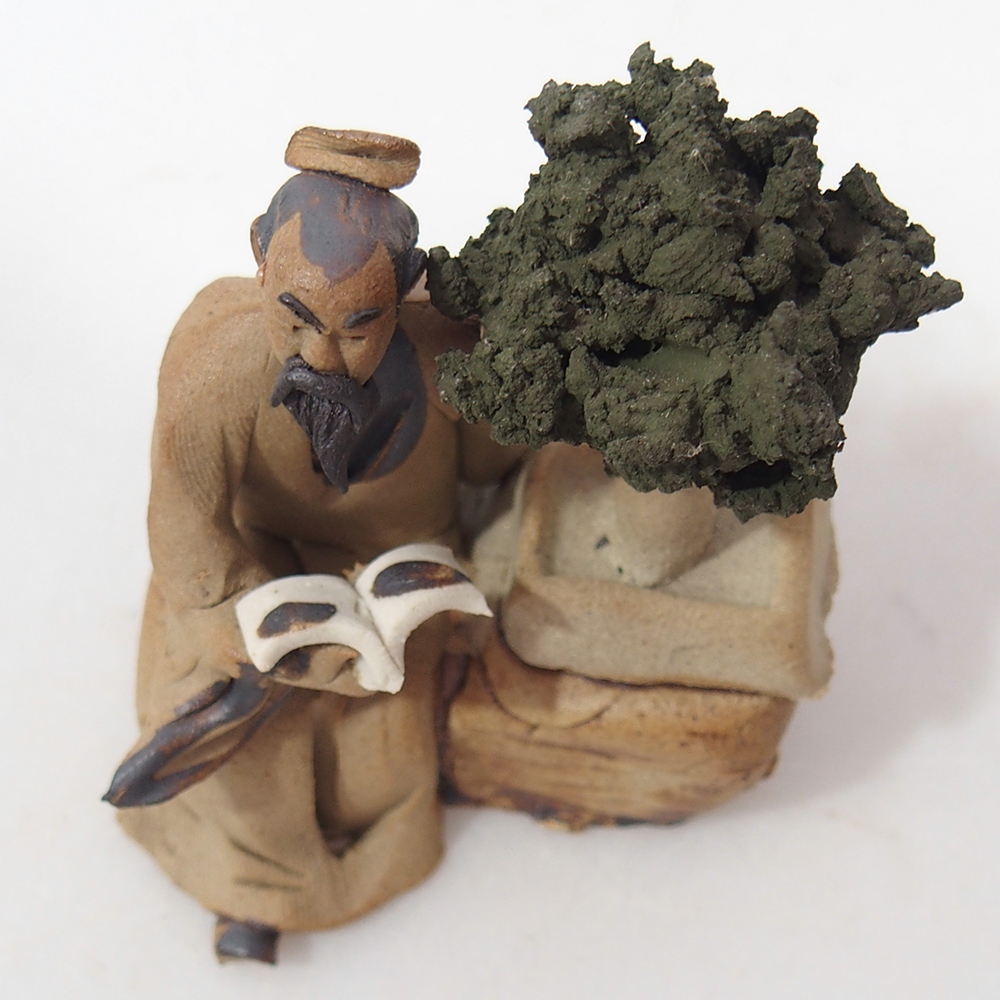 Keramická figúrka - Bonsaiista