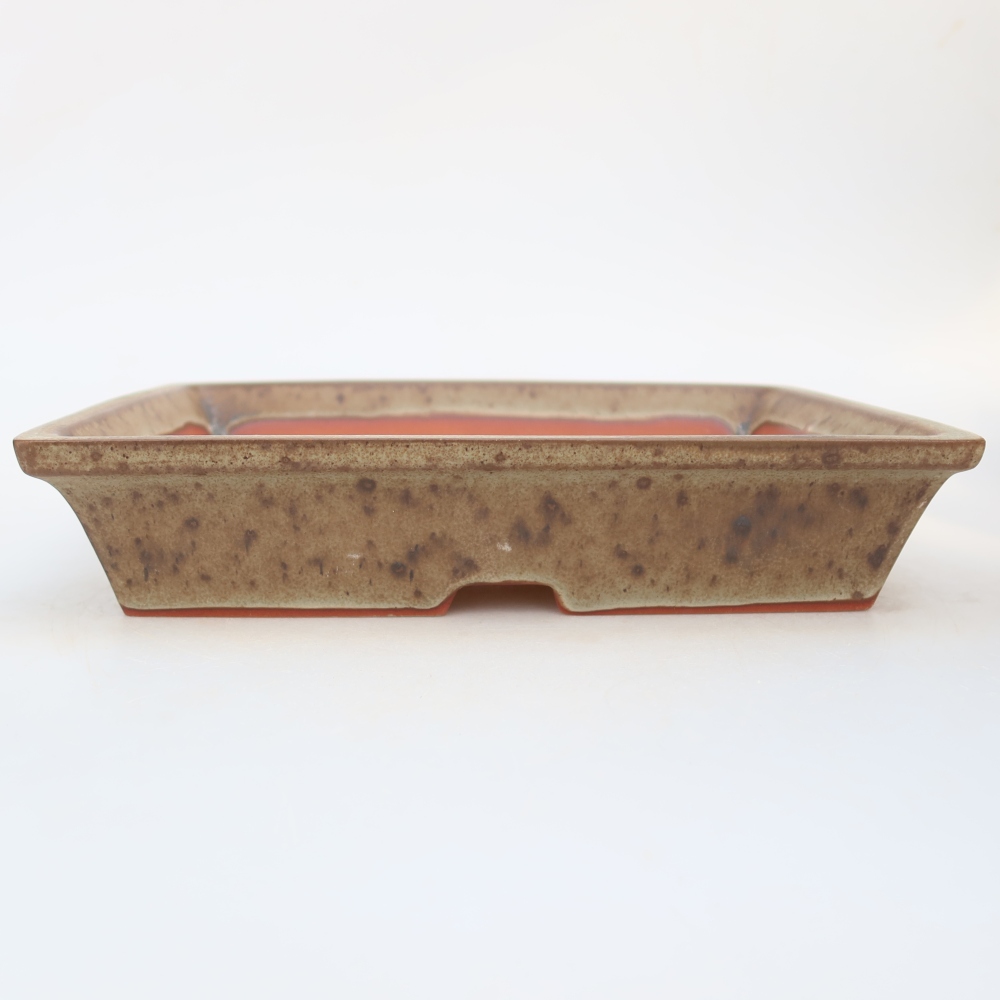Keramická miska  26 x 20 x 5 cm, farba hnedá