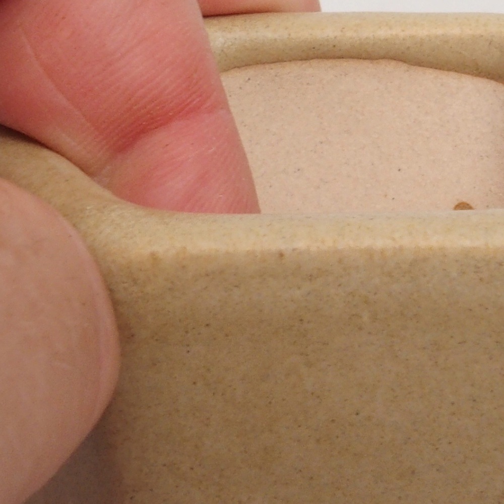 Mini bonsai miska 6,5 x 6 x 4  cm, farba hnedá