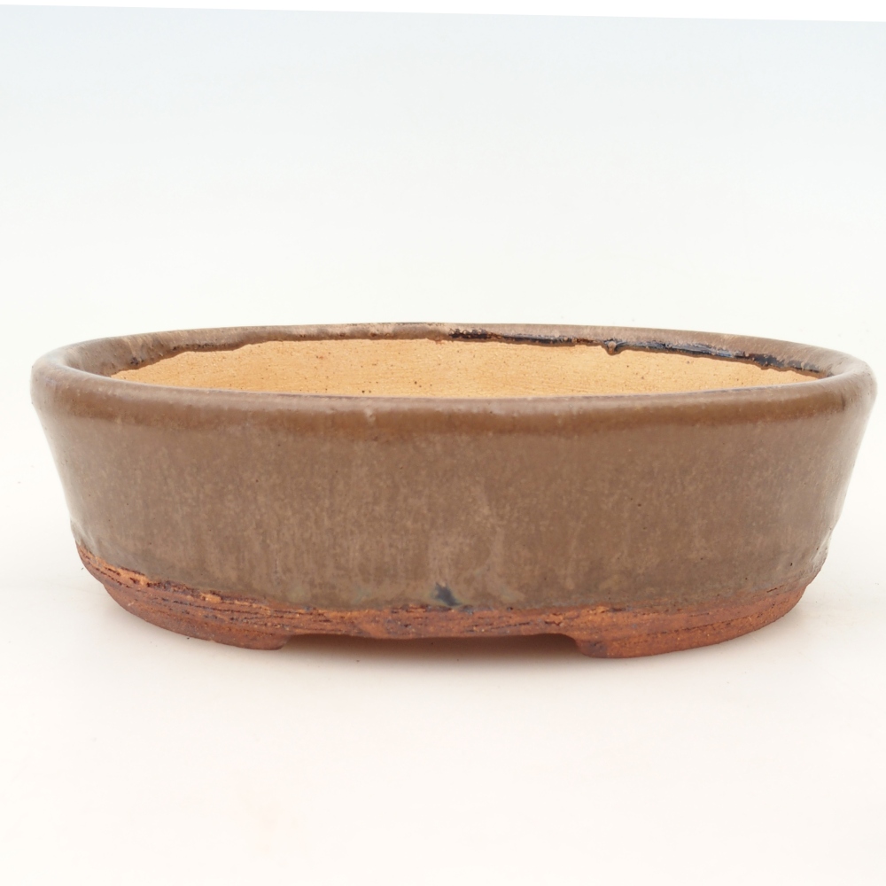 Miska na bonsaj 19,5 x 16 x 6 cm , farba hnedá