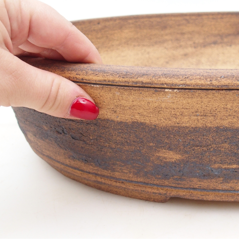 Miska na bonsaj 39 x 31 x 8,5 cm , farba hnedá