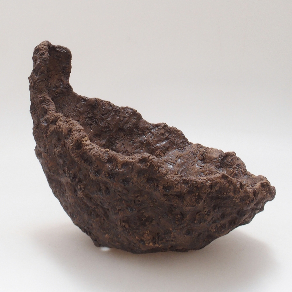 Keramická Škrupina 17,5 x 16 x 17,5 cm , farba hnedá