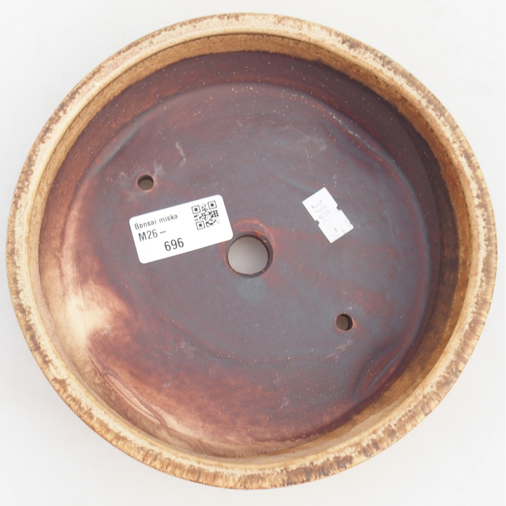 Keramická bonsajová miska 25 x 20 x 7,5 cm, zelená