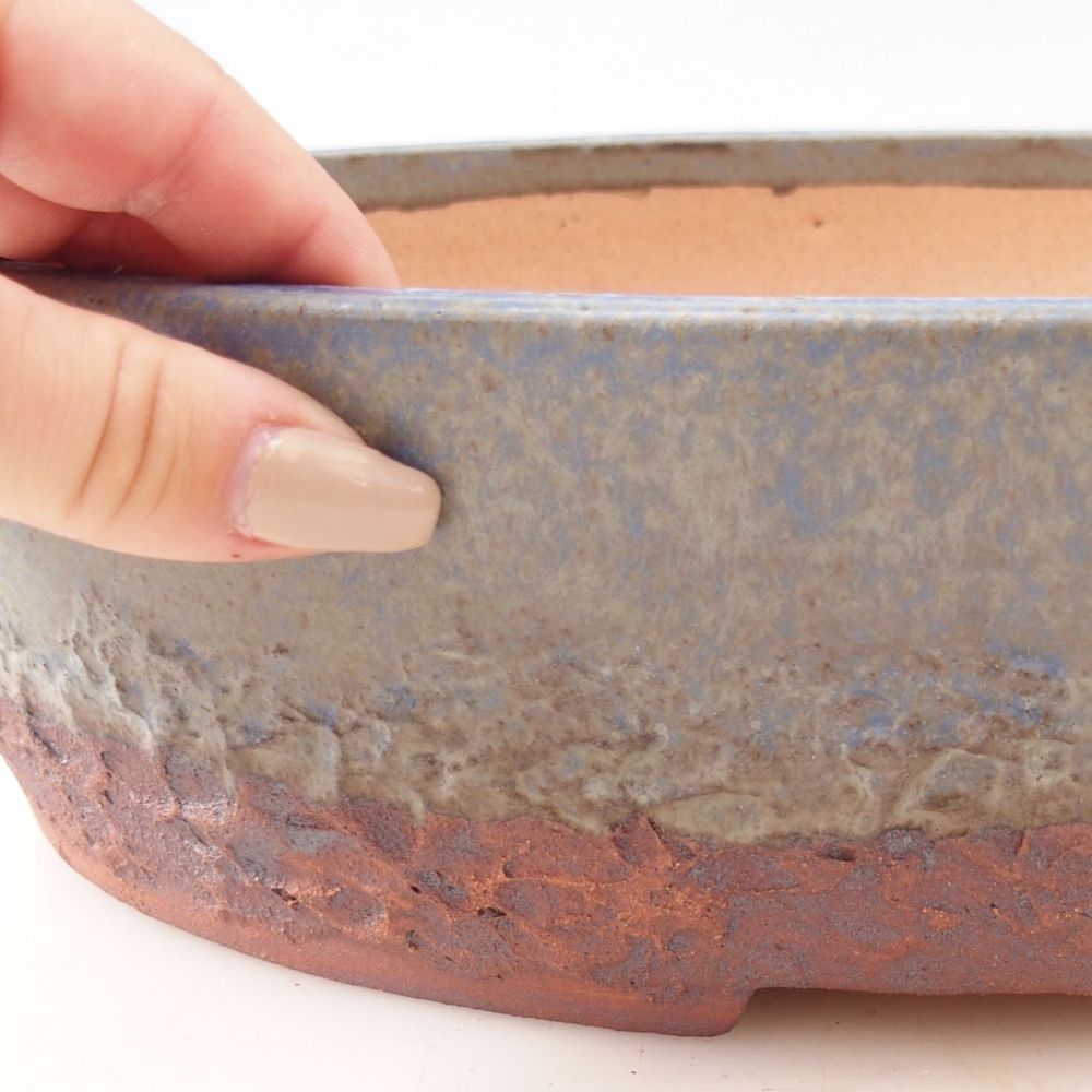 Miska na bonsaj 32,5 x 25,5 x 8,5 cm , farba modrá