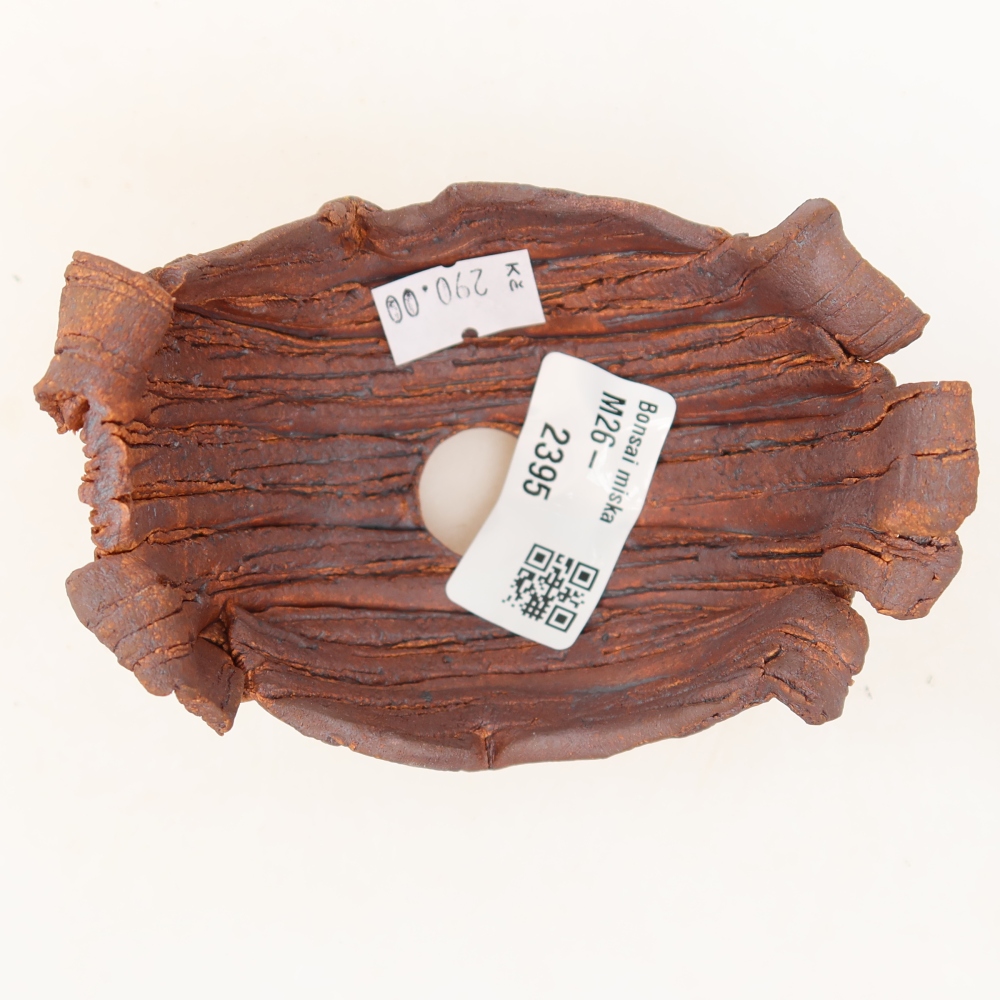 Keramická škrupina  10 x 7,5 x 7 cm, farba hnedá