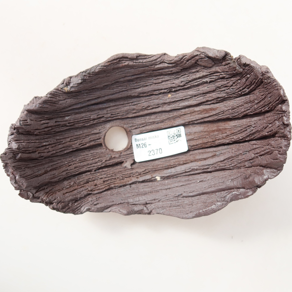 Keramická škrupina  14,5 x 11 x 12 cm, farba hnedá