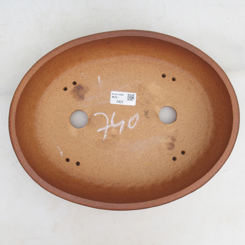 Miska na bonsaj 33 x 26 x 7,5 cm , farba hnedá