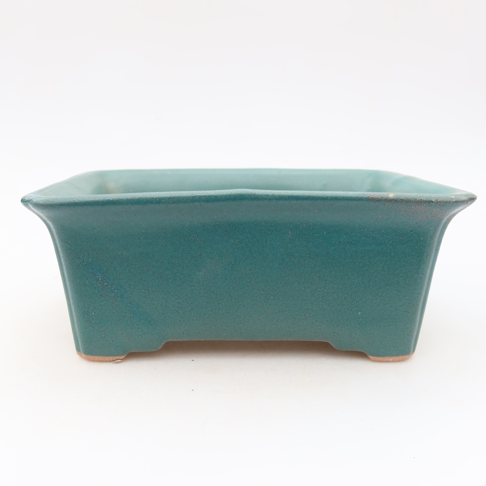 Keramická miska na bonsaje 18 x 13,5 x 7,5 cm, farba modrá