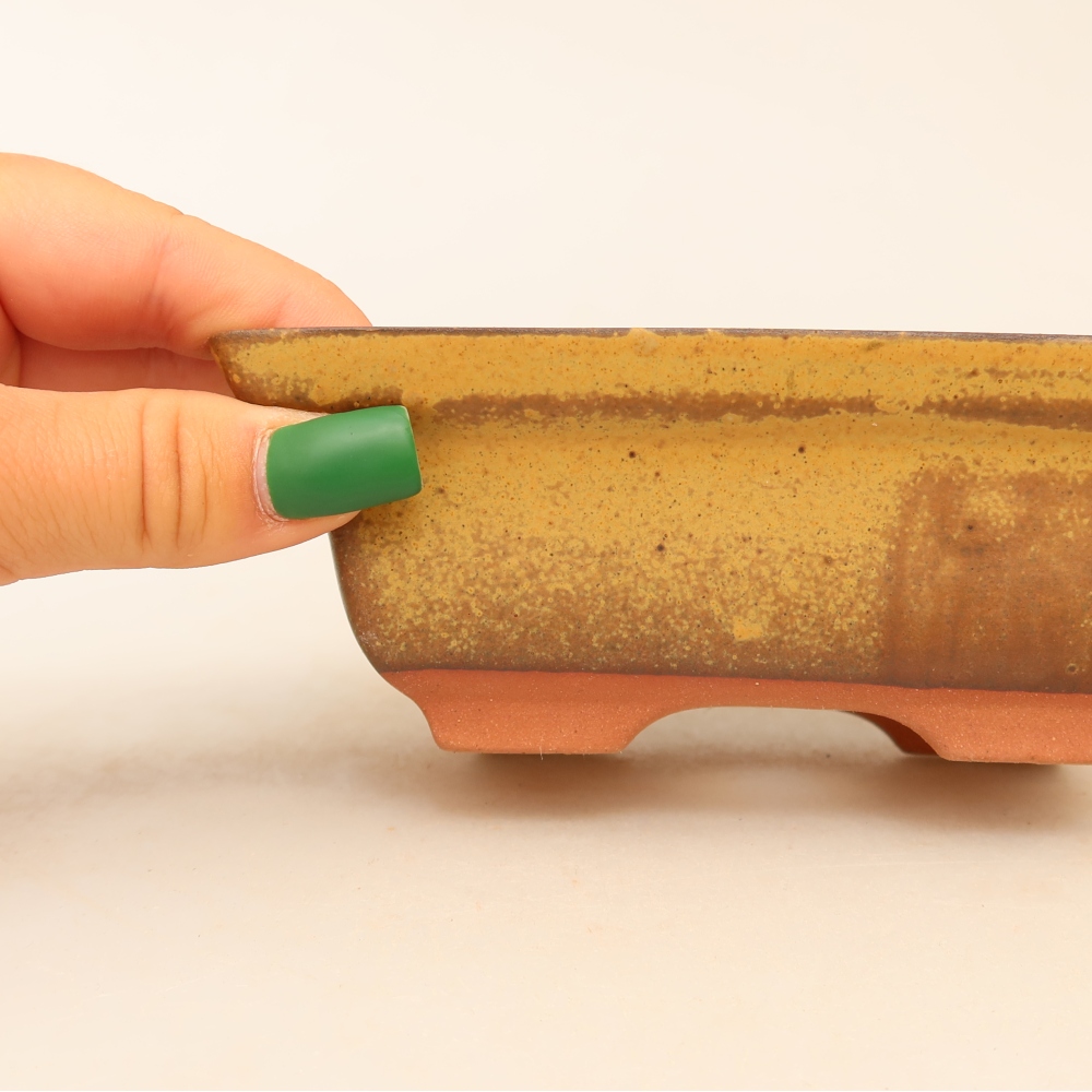 Keramická miska  14,5 x 10 x 5 cm, farba žltá