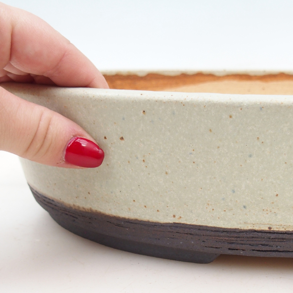 Miska na bonsaj 32,5 x 25,5 x 7,5 cm , farba zelená