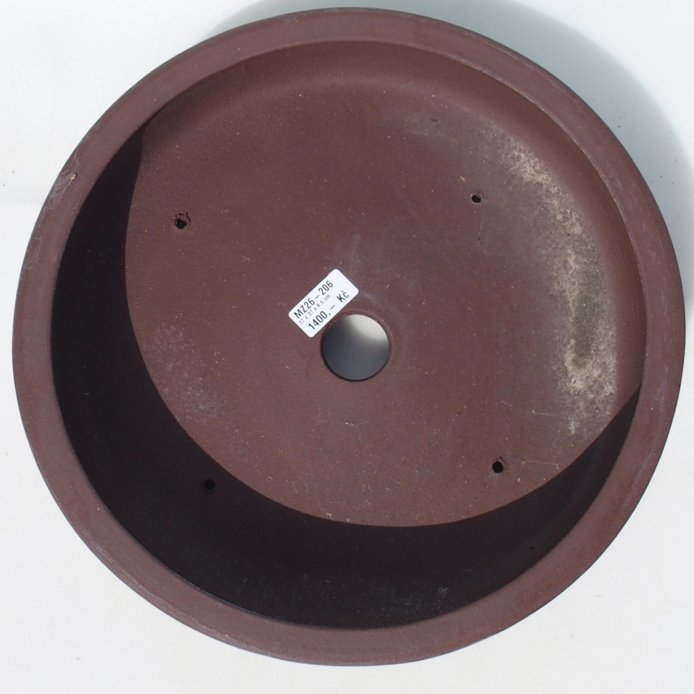 Miska na bonsaj 37 x 37 x 8,5 cm breza hnedá