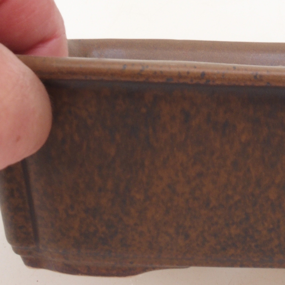 Bonsai miska H50 – 17 x 12,5 x 5,5 cm. - hnedá