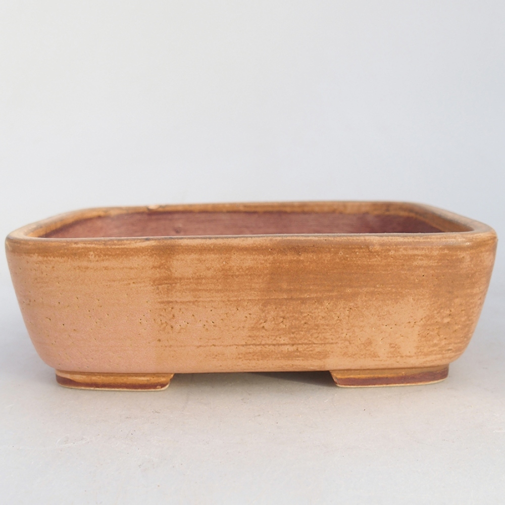 Keramická bonsai miska 14,5 x 12 x 4,5 cm, farba ružová