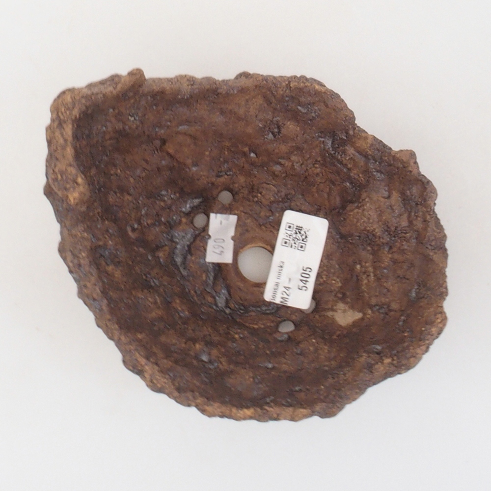 Keramická Škrupina 13,5 x 12 x 13,5 cm , farba hnedá