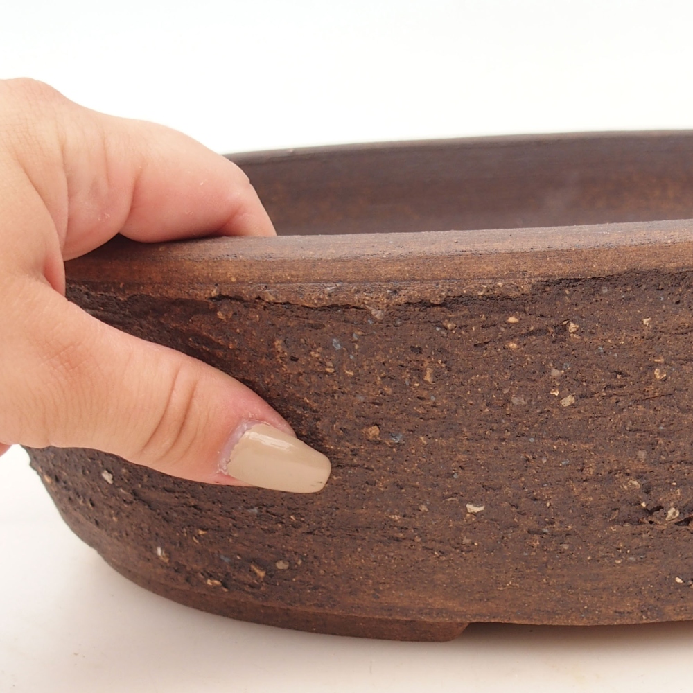 Miska na bonsaj 32,5 x 26 x 8,5 cm , farba hnedá