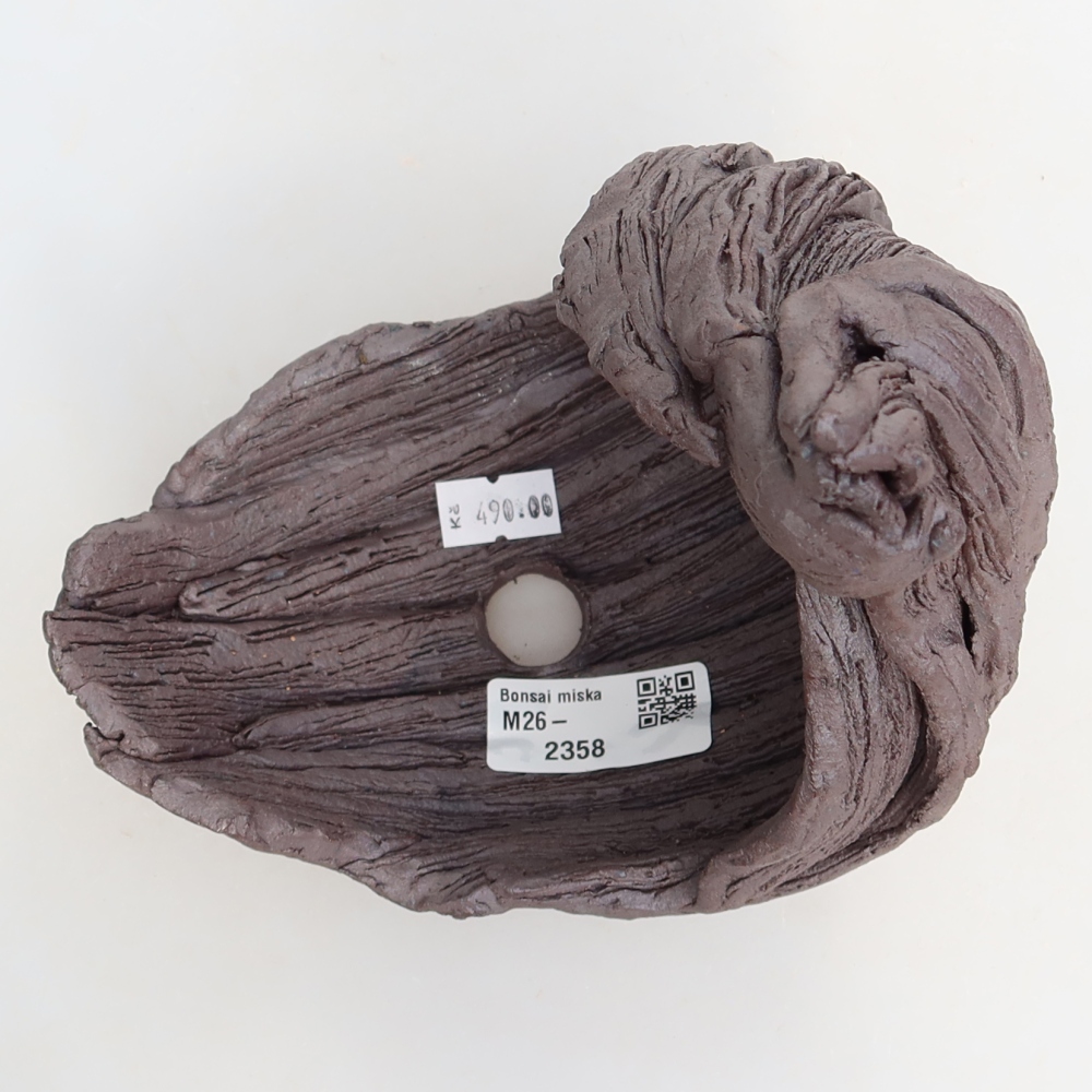 Keramická škrupina  14,5 x 11,5 x 20 cm, farba hnedá