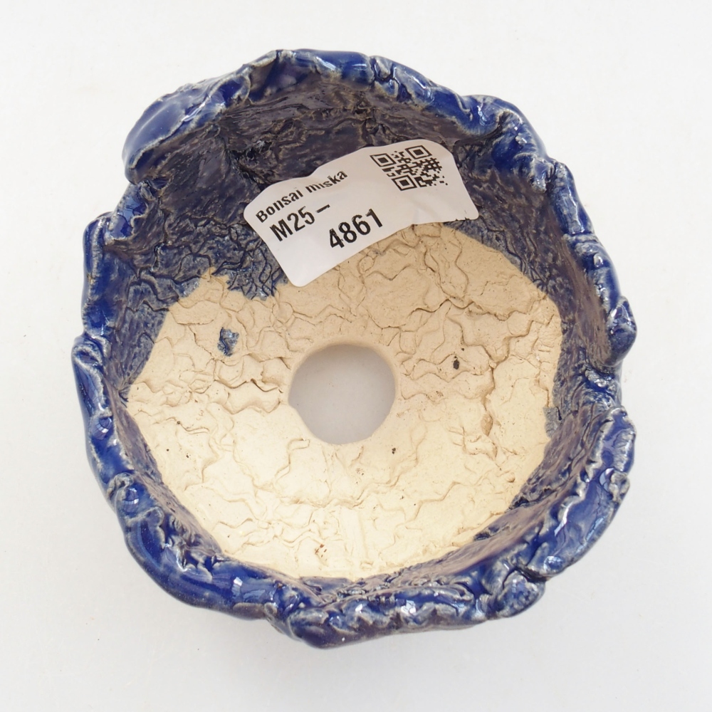 Keramická Škrupina 7 x 7 x 7 cm , farba modrá