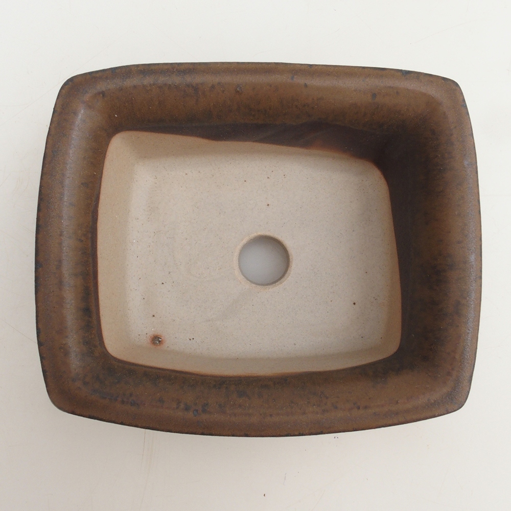 Bonsai miska H11 – 11,5 x 10 x 4 cm. - hnedá
