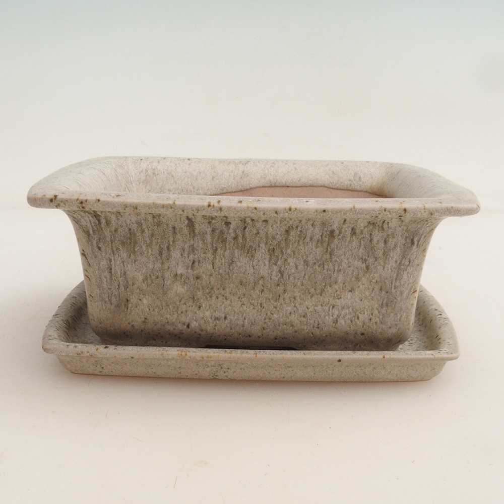 Bonsai miska + podmiska H11 – 11,5 x 10 x 4 cm.