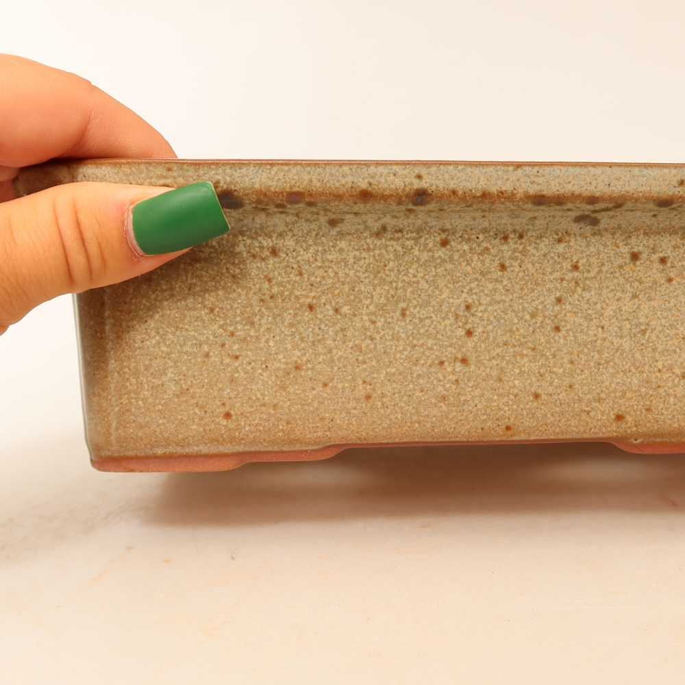 Keramická miska  20 x 15,5 x 5,5 cm, farba béžová