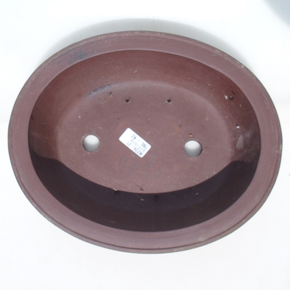 Bonsajová miska 33 x 27 x 8,5 cm breza hnedá