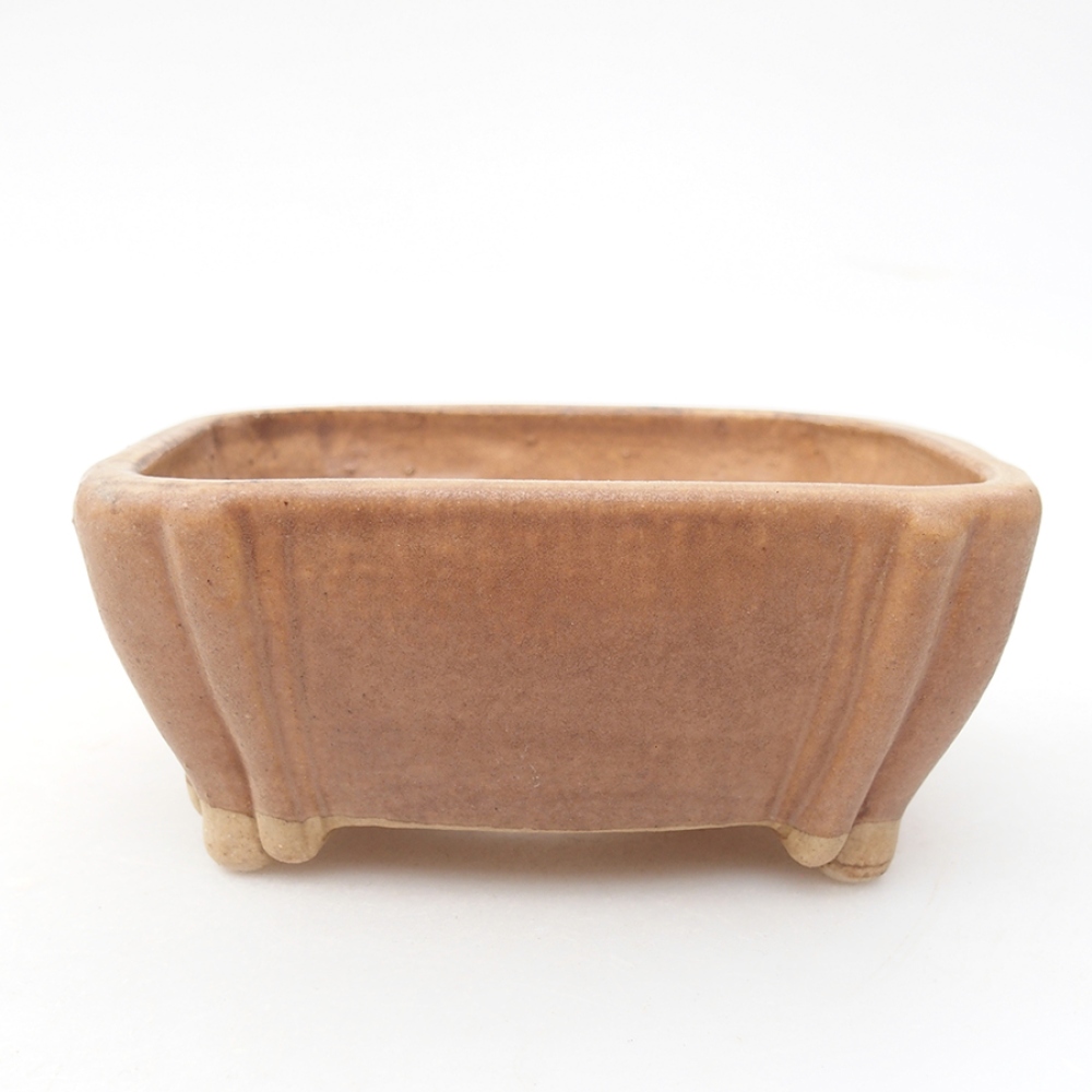 Keramická bonsai miska 10,5 x 8,5 x 4 cm, farba růžová