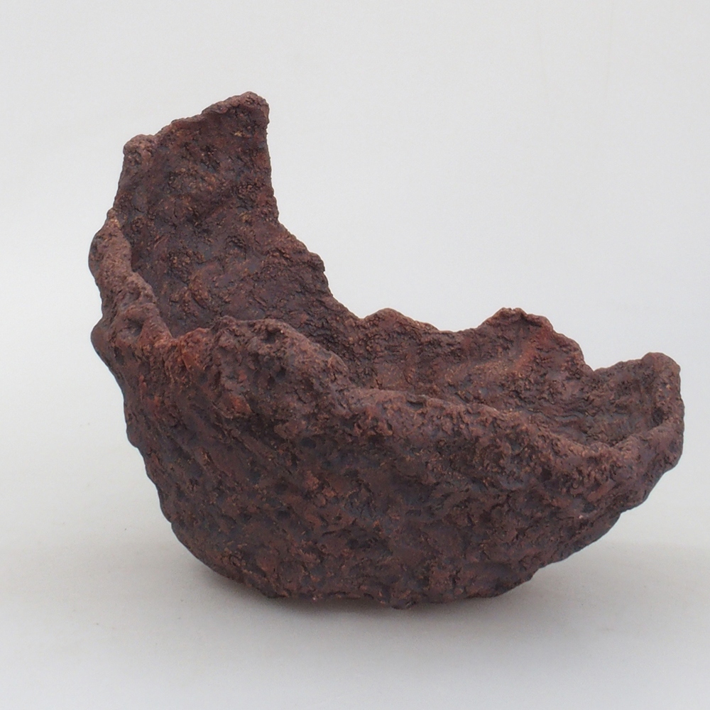 Keramická Škrupina 18 x 15 x 18 cm , farba hnedá