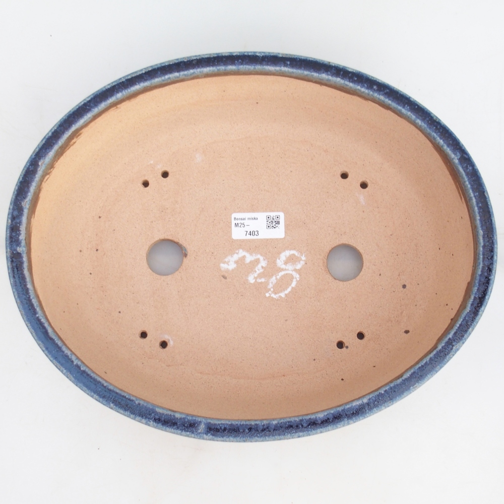 Miska na bonsaj 33 x 26,5 x 9,5 cm , farba modrá
