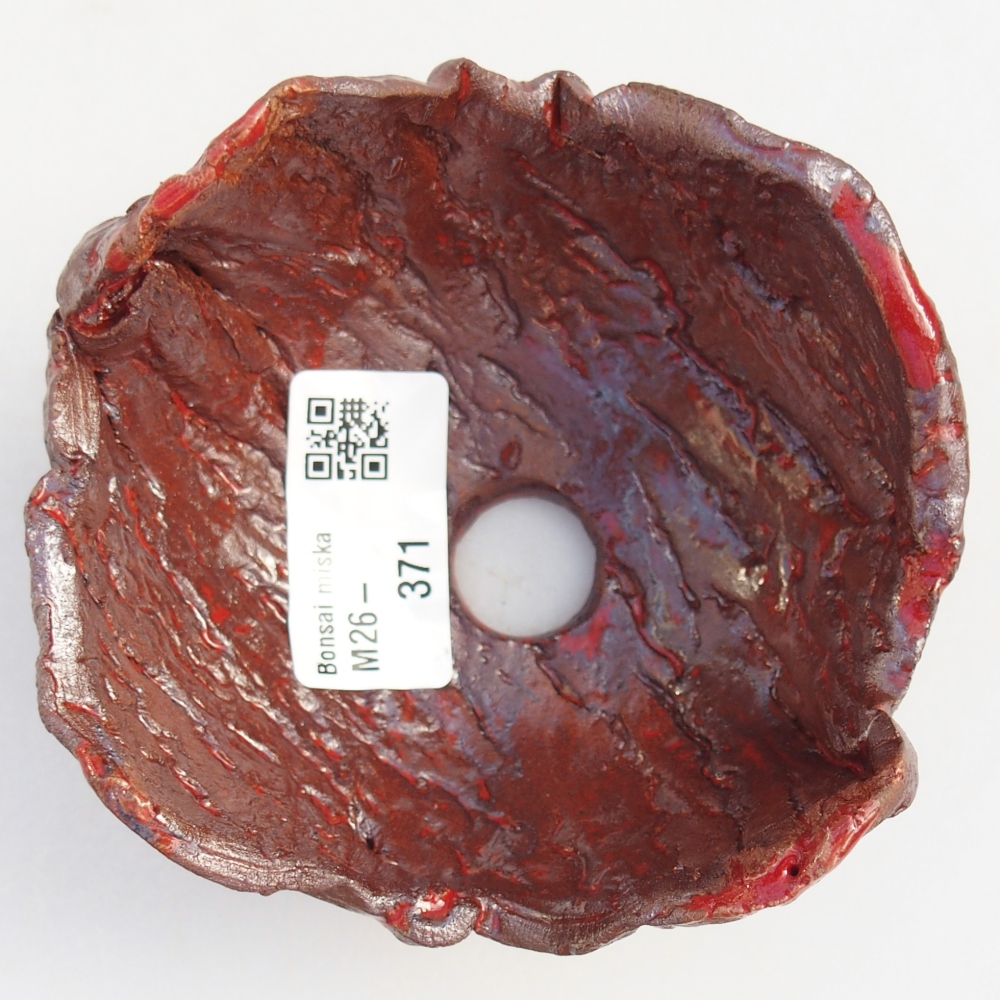 Keramická mušľa 10 x 9,5 x 6 cm , farba hnedá