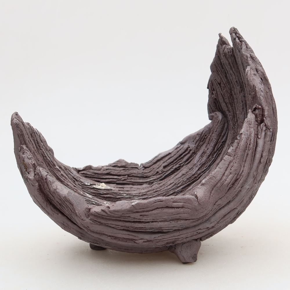 Keramická škrupina  15 x 11 x 15 cm, farba hnedá