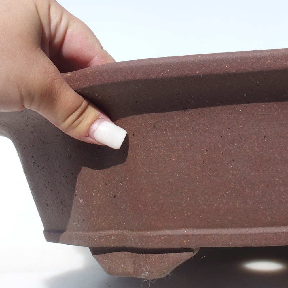 Miska na bonsaj 38 x 38 x 10,5 cm breza hnedá