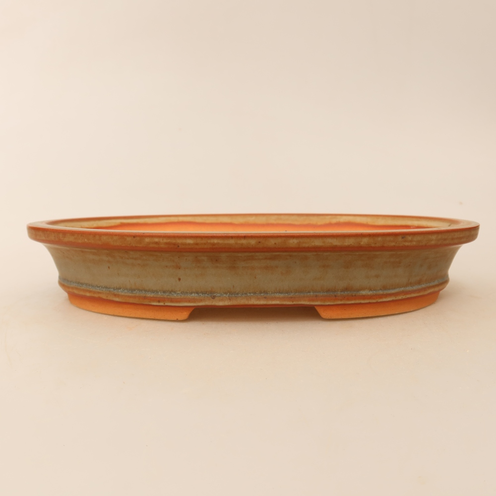 Keramická miska  21 x 14,5 x 3,5 cm, farba béžová