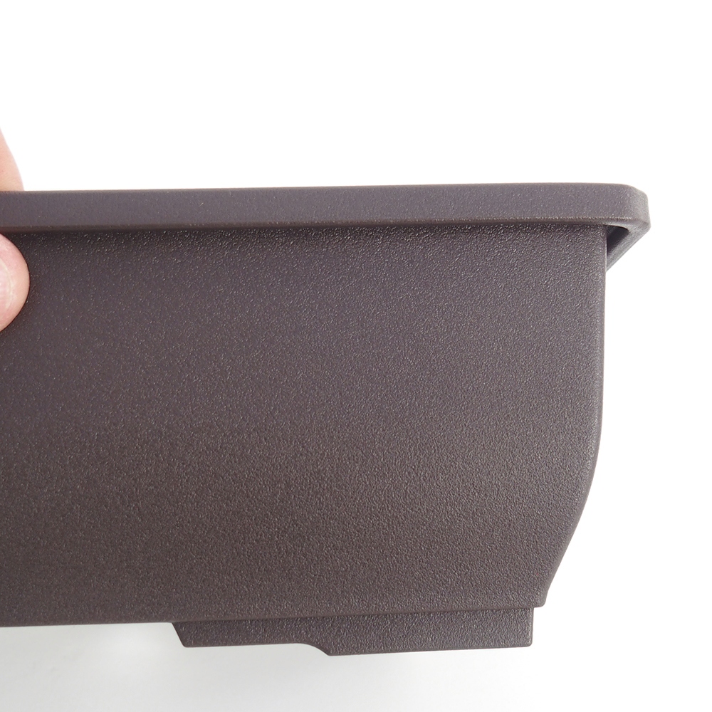 Plastová miska MP-14 23,5 x 18,5 x 8 cm farba hnedá