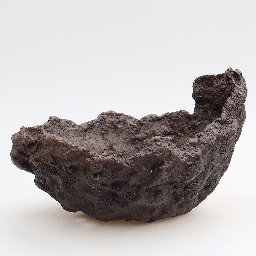 Keramická škrupina 20 x 16 x 13 cm, farba hnedá