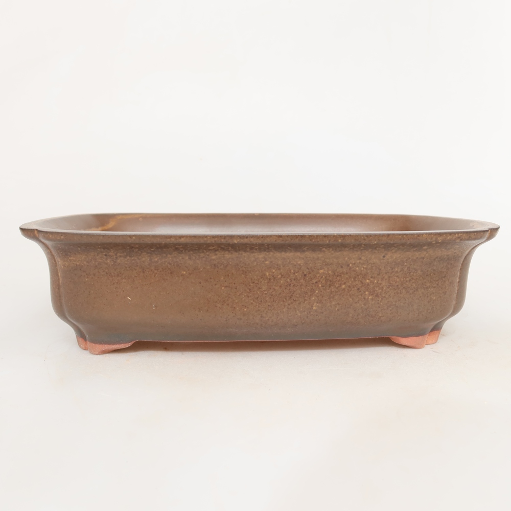 Keramická miska  24 x 17 x 6 cm, farba hnedá