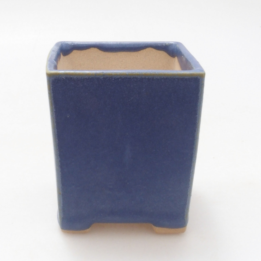 Mini bonsai miska 5,5 x 5,5 x 6,5 cm, farba modrá