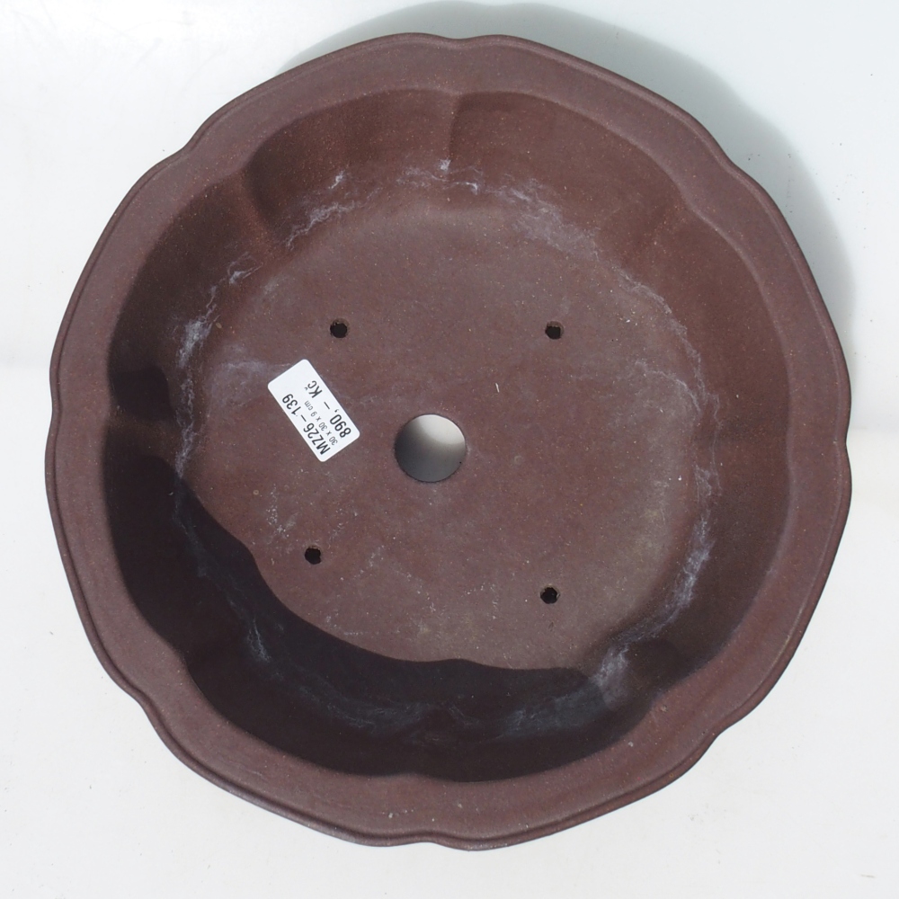 Bonsajová miska 30 x 30 x 9 cm breza hnedá