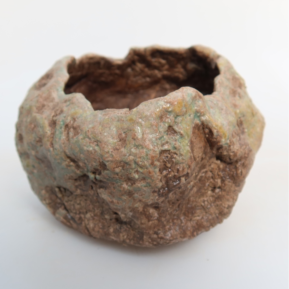 Keramická škrupina  7,5 x 7 x 5 cm, farba zelená