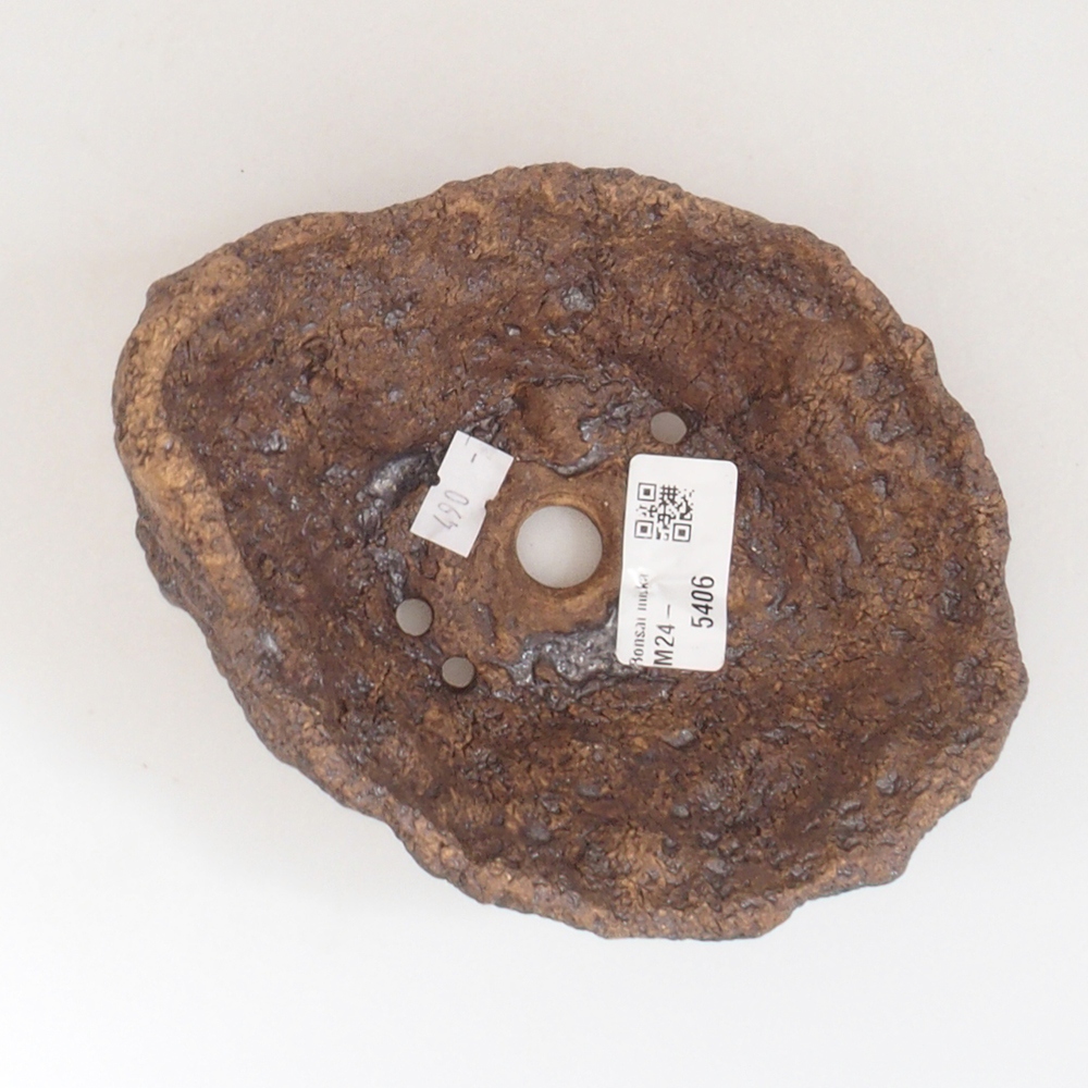 Keramická Škrupina 12,5 x 11 x 11,5 cm , farba hnedá