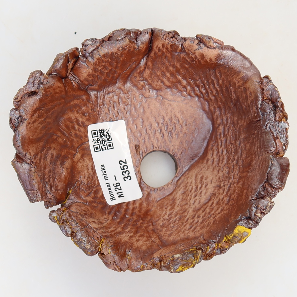 Keramická škrupina  11,5 x 11 x 6 cm, farba žltá