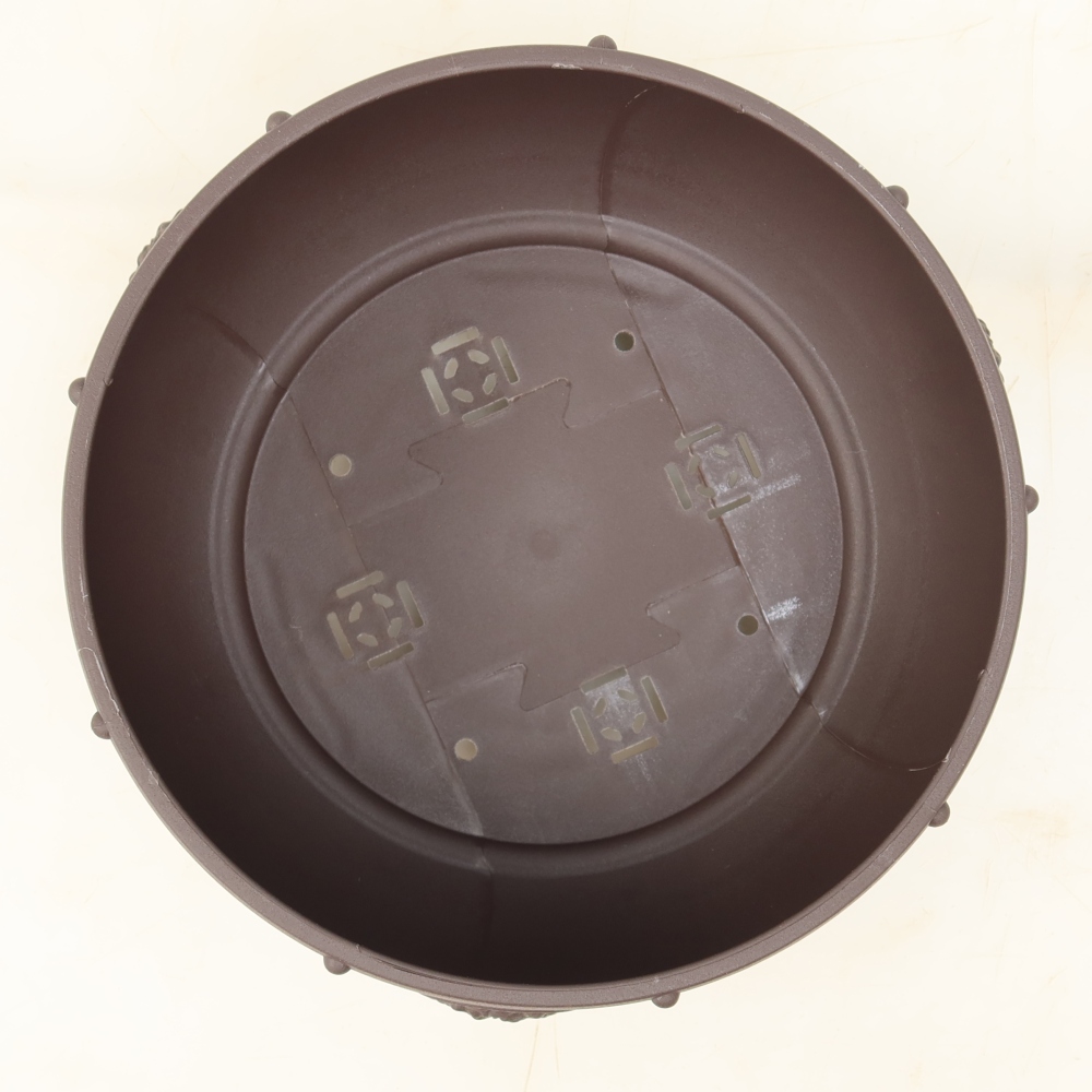 Plastová miska na bonsaje MP-26, hnedá – 20 × 20 × 9 cm