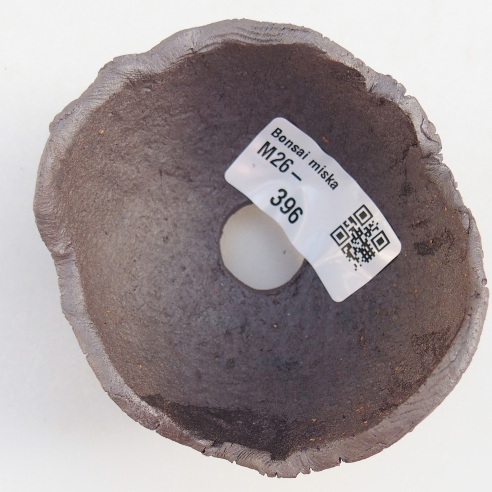 Keramická mušľa 8,5 x 8 x 6,5 cm , kovová farba