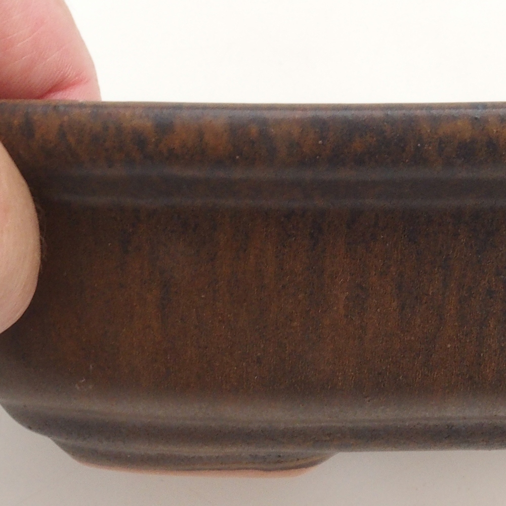 Bonsai miska H25 – 23 x 17 x 5,5 cm. - hnedá