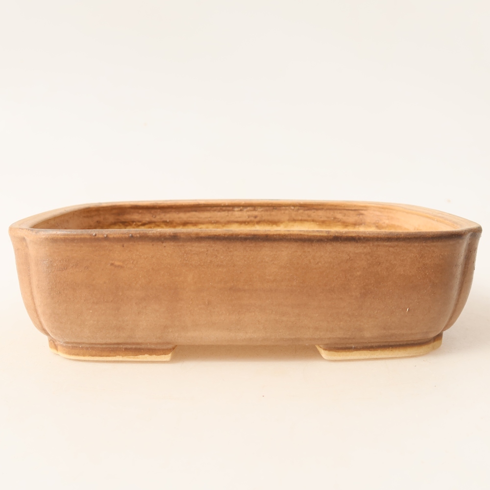 Keramická miska na bonsaje 18 x 14 x 4,5 cm, farba ružová