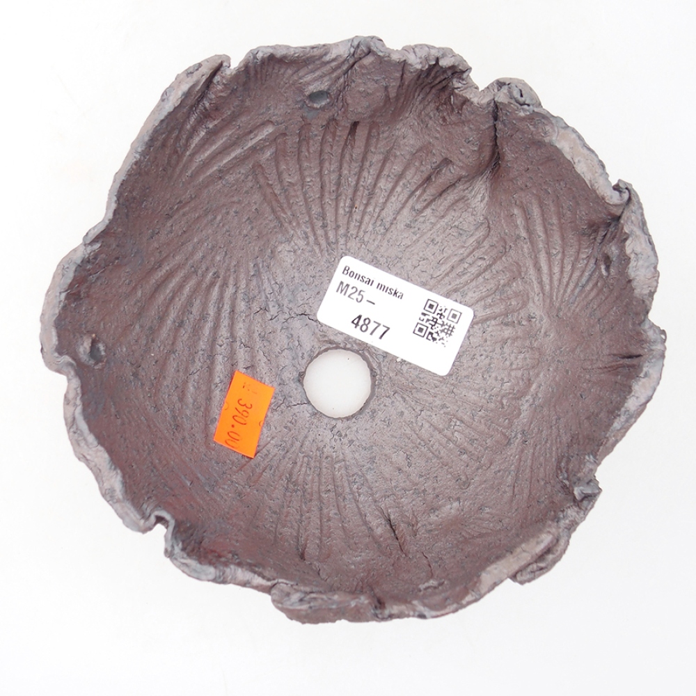Keramická Škrupina 13,5 x 13 x 7 cm , farba kovová