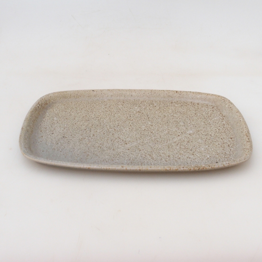 Keramický tanier H08 – 22,5 x 16 x 1 cm – béžový