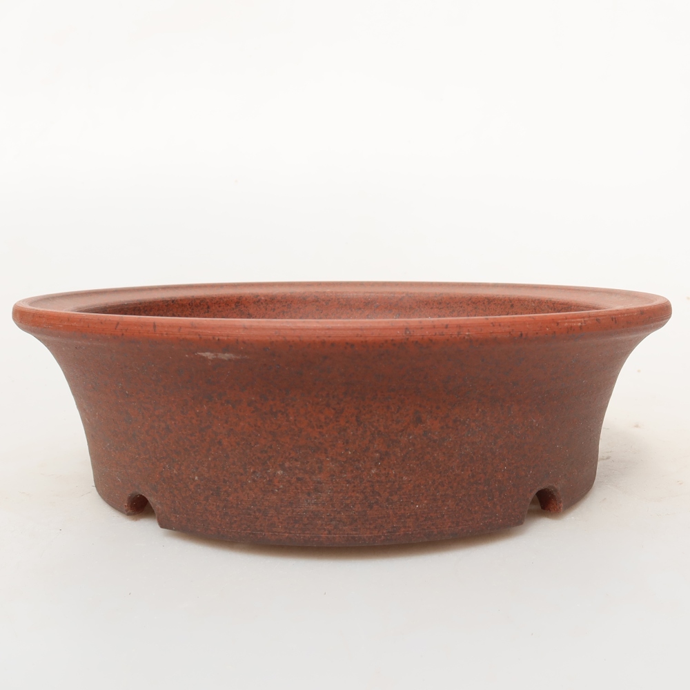 Keramická škrupina  19 x 19 x 5,5 cm, farba tehlová